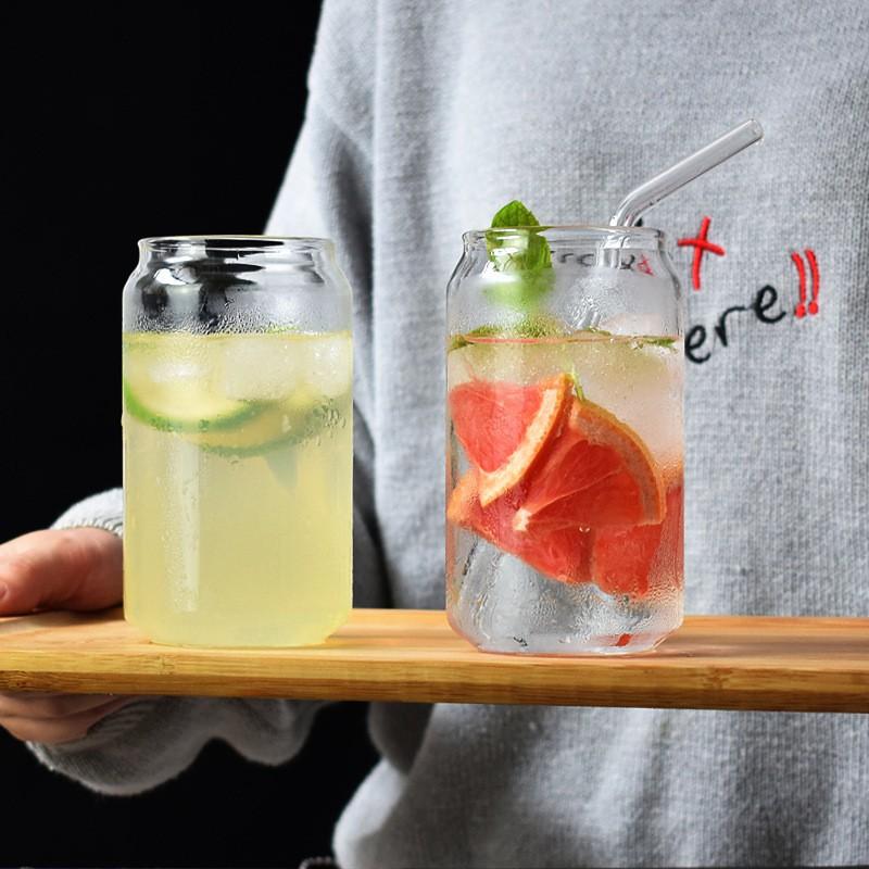 Ly thủy tinh Cao cấp Glass Can 370ml chuyên cho quán cafe