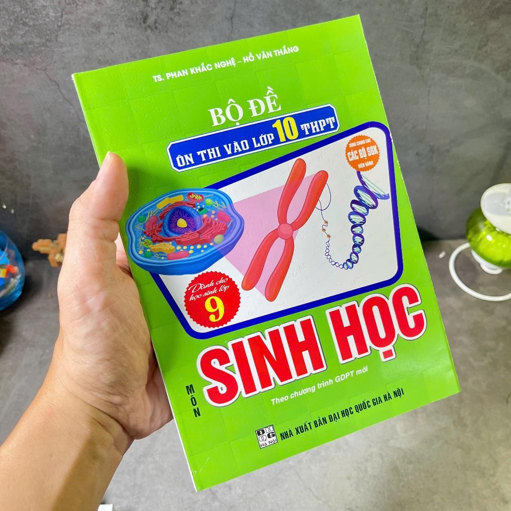 Sách Combo Luyện Thi Vào Lớp 10 Chuyên Môn Sinh Học+Bồi Dưỡng Học Sinh Giỏi Sinh Học 9 + bộ đề ôn thi vào lớp 10-HAGG