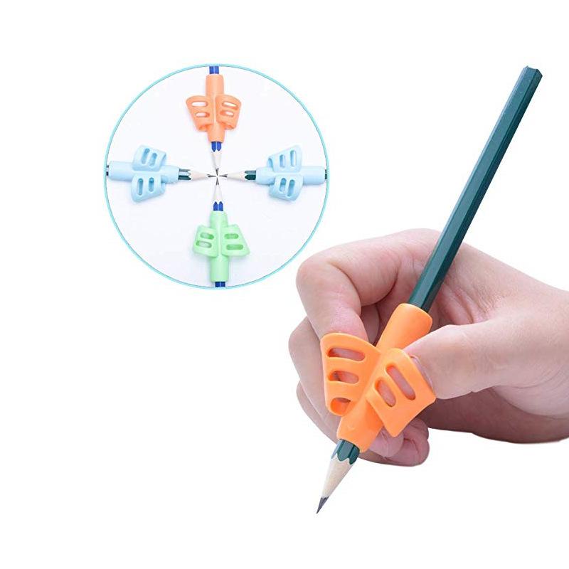 6 mảnh của người giữ bút chì Trẻ em - Bút giữ học Bỏ học Bánh tay cầm viết bút bút chì tay cầm trẻ em Người giữ bút chì Người giữ chữ