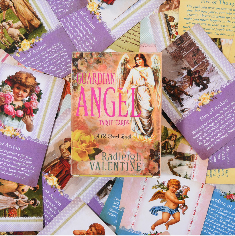 Bộ Bài Bói Guardian Angel Tarot Cards: A 78-Card Deck Cao Cấp