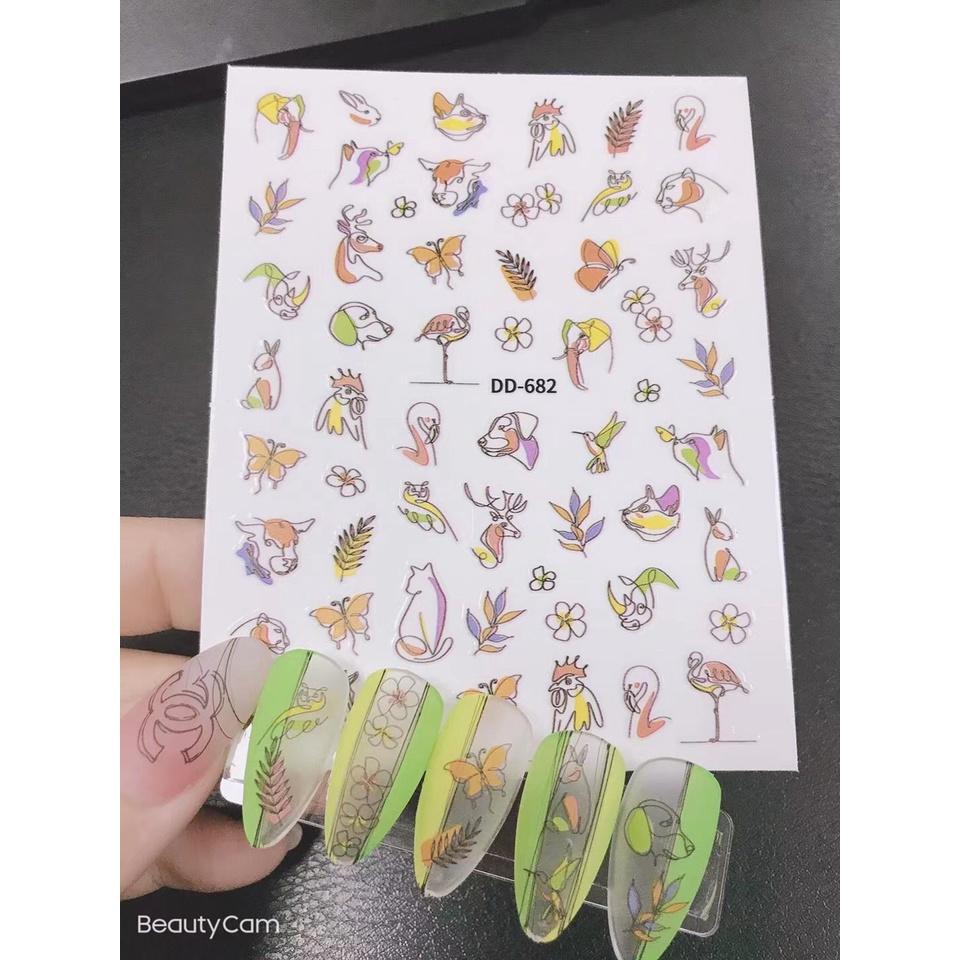 STCIKER TRANG TRÍ NAIL