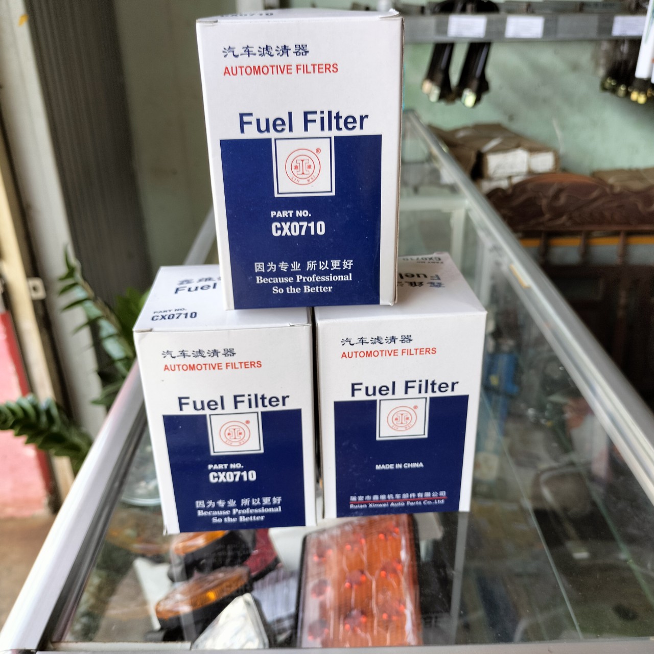 Lọc nhiên liệu xe Jac, Chiến thắng đời cũ, Hoa Mai, Foton , mã lọc CX0710 thay được loại FF5052