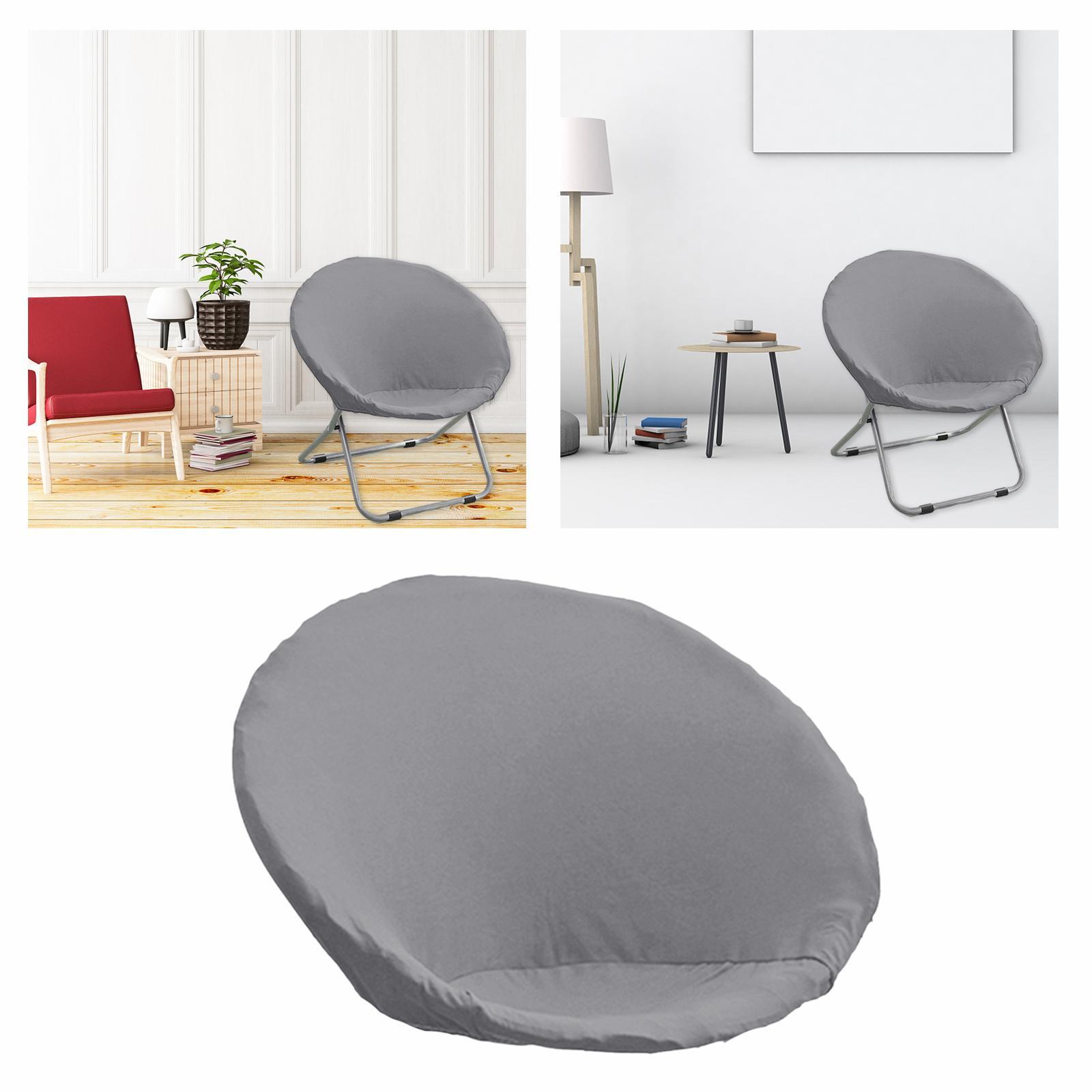 2x Polyester Fiber Saucer Chair Slipcover for Home Hotel Living Room Adults