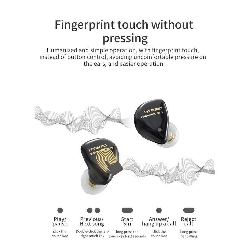 Tai Nghe Nhét Tai Không Dây Chuyên Nghiệp CC1 TWS Bluetooth 5.2 Z1 PRO S2