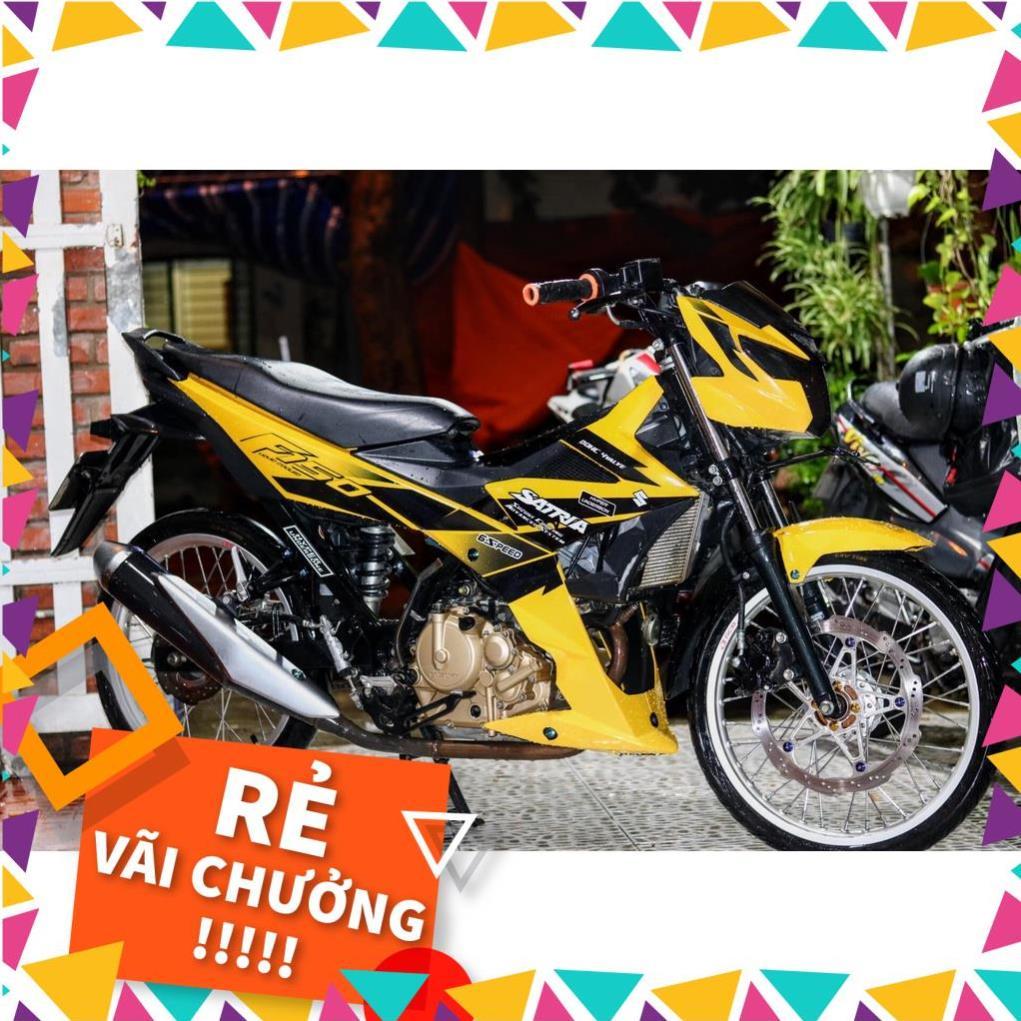 Tem Rời Raider FI Mẫu Vàng Đen Trắng Satria F150