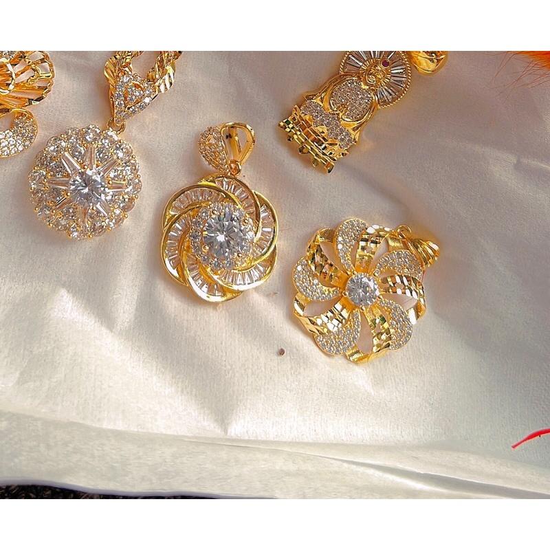Mặt dây chuyền mạ vàng 18k bền màu