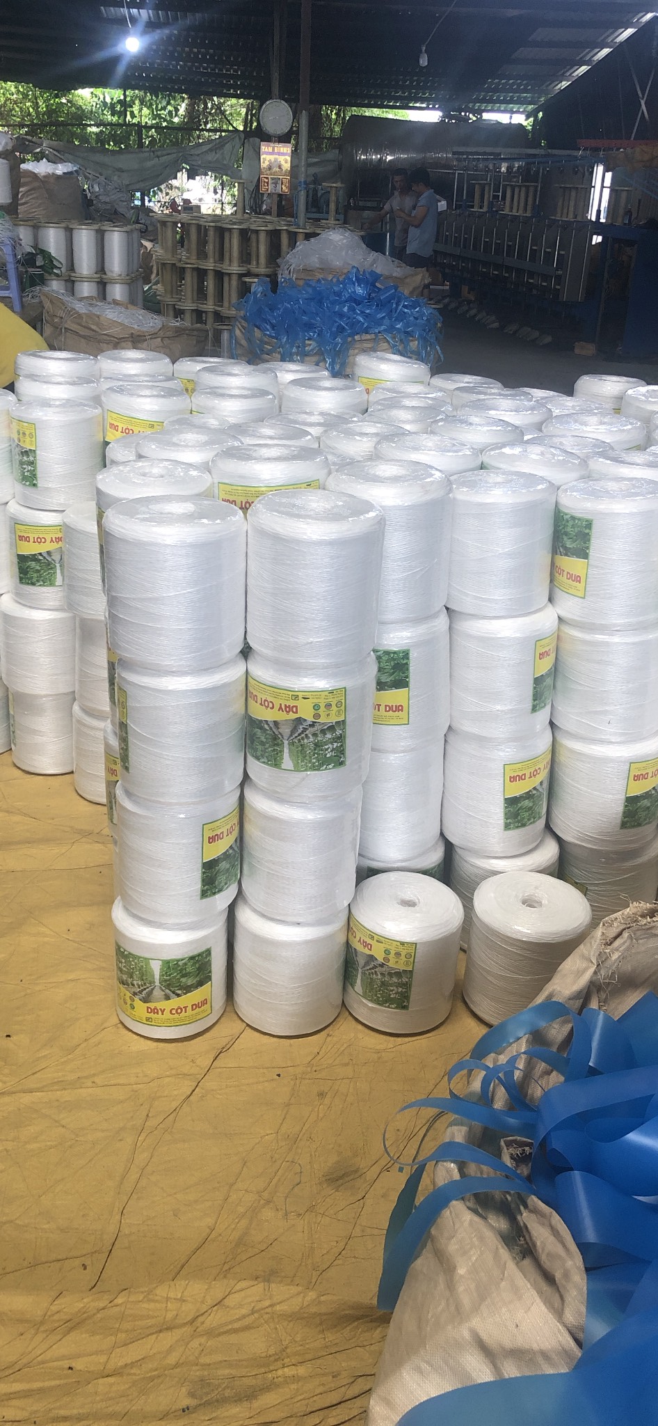 SỈ & LẺ - Sợi Se Nông Nghiệp, Dây nhà kính, sơi treo dưa lưới, cột cà chua, ớt chuông. cuộn 3.5kg