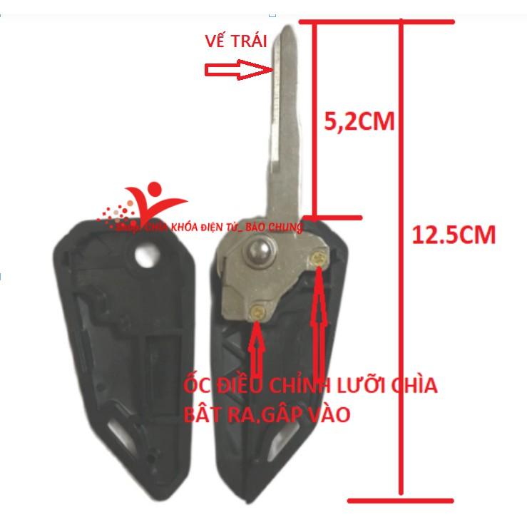 Chìa xe MSX độ gập dành cho xe honda wave S, wave Rsx, wave blade, wave đời mới, airblade , winner, sh việt