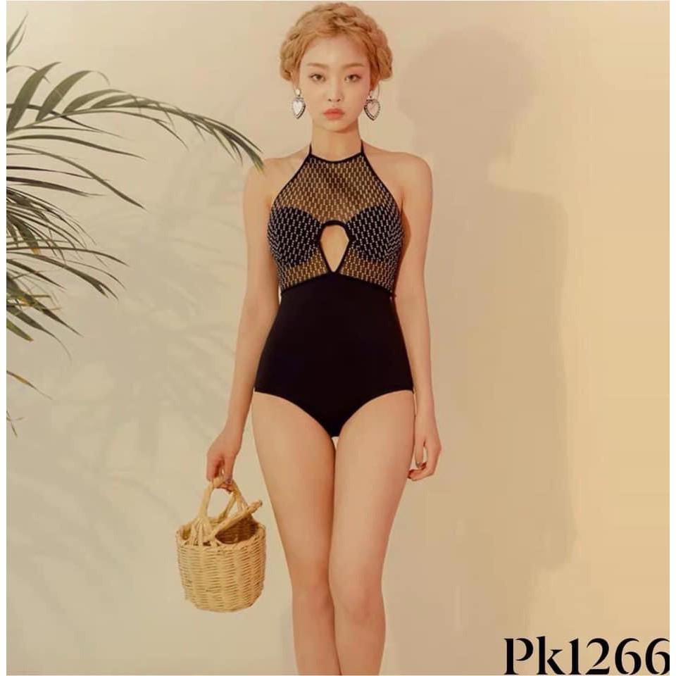 bikini liền thân pha lưới (47-52kg)