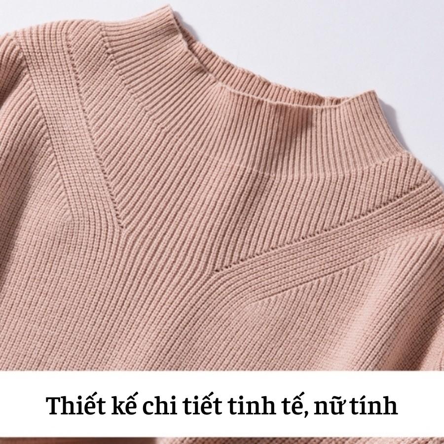 Áo len kiểu phong cách thanh lịch mẫu 2021