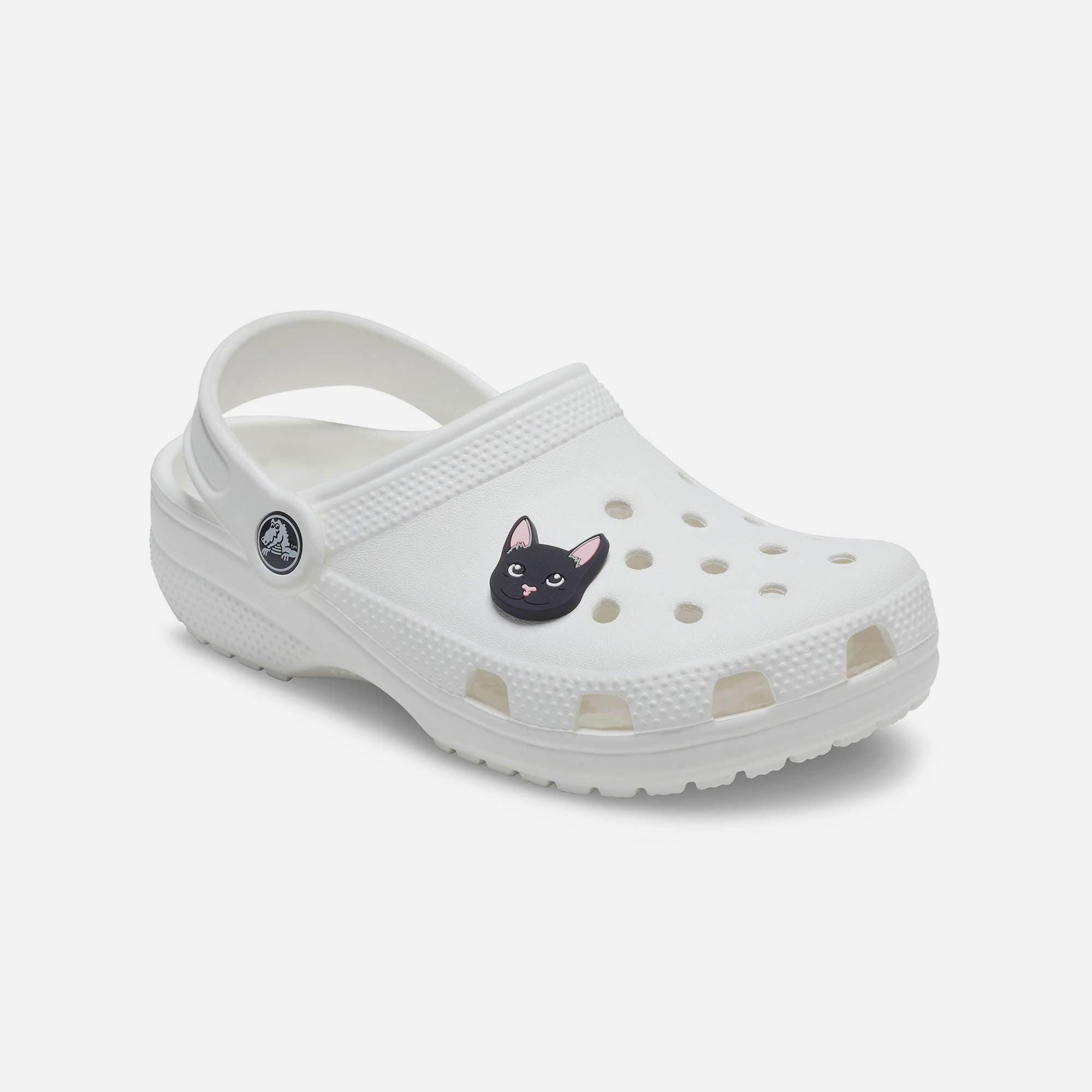 Huy hiệu Jibbitz unisex Crocs Black Cat