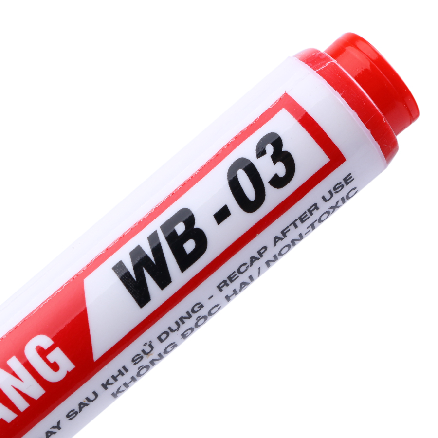 Vỉ 2 Bút Lông Bảng Thiên Long WB-03 - Đỏ