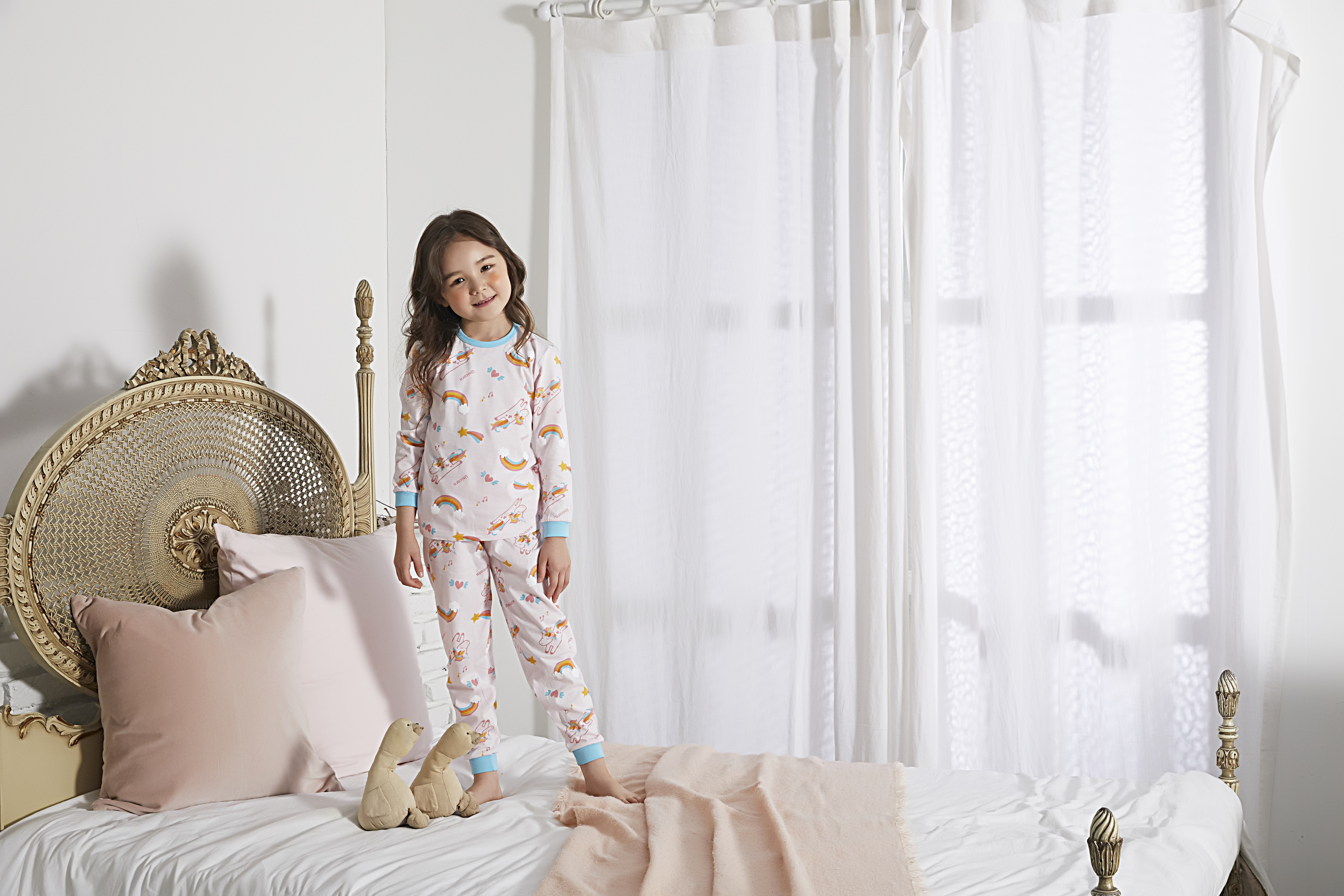 Bộ dài cho bé Olomimi Hàn Quốc Unicorn World  FW20 - 100% cotton