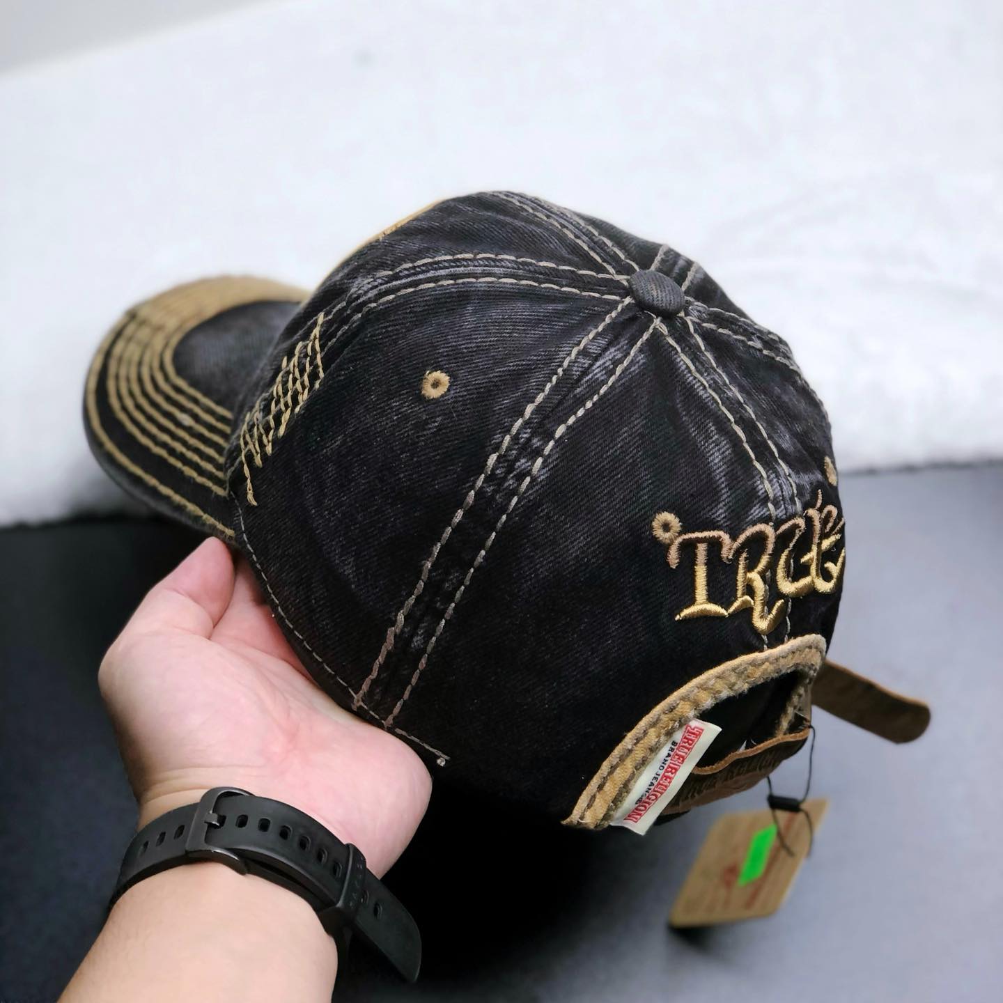 Nón kết, mũ lưỡi trai Ông Địa phối vải jeans form đẹp thời trang đường phố