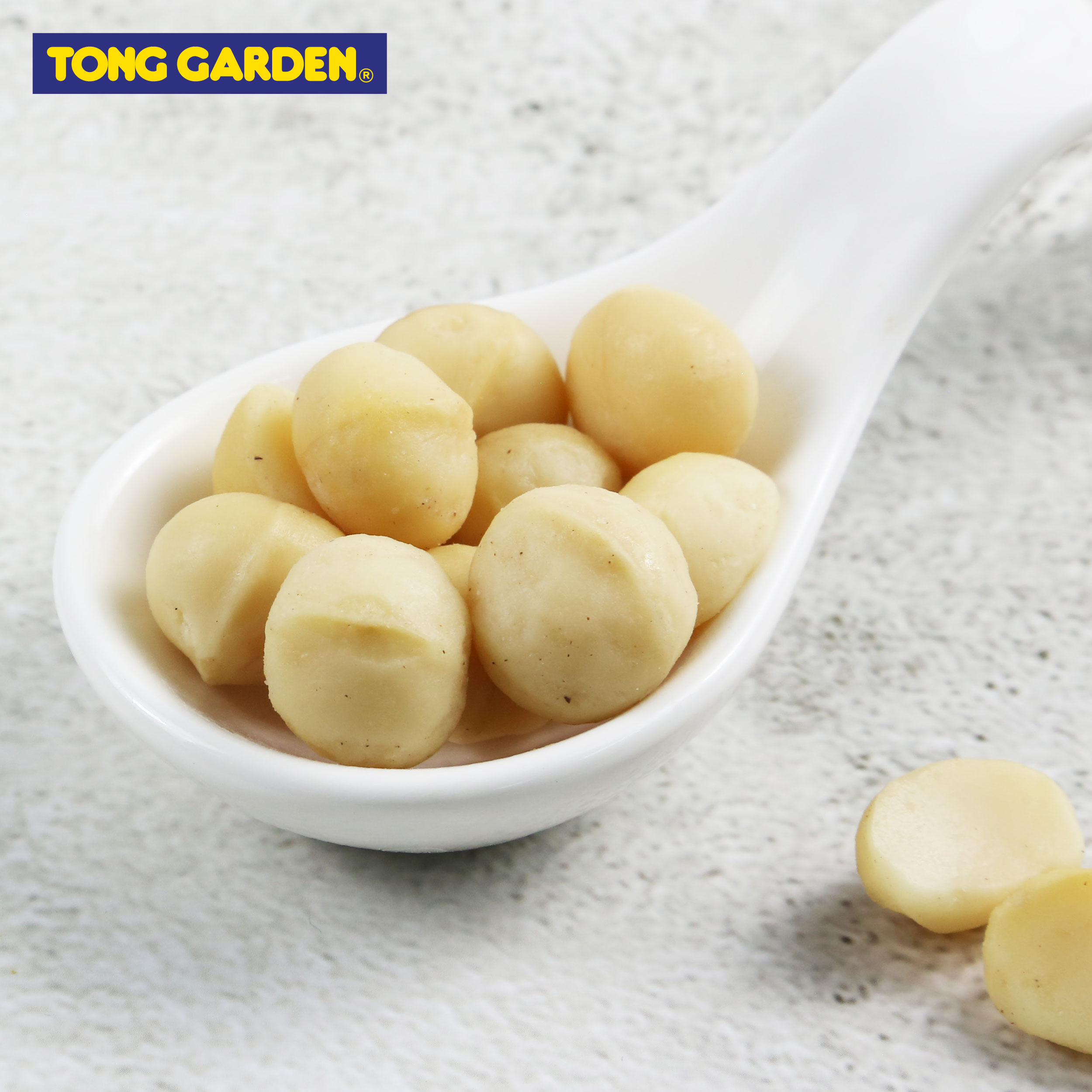 HẠT MACCA RANG MUỐI TONG GARDEN LON 150G