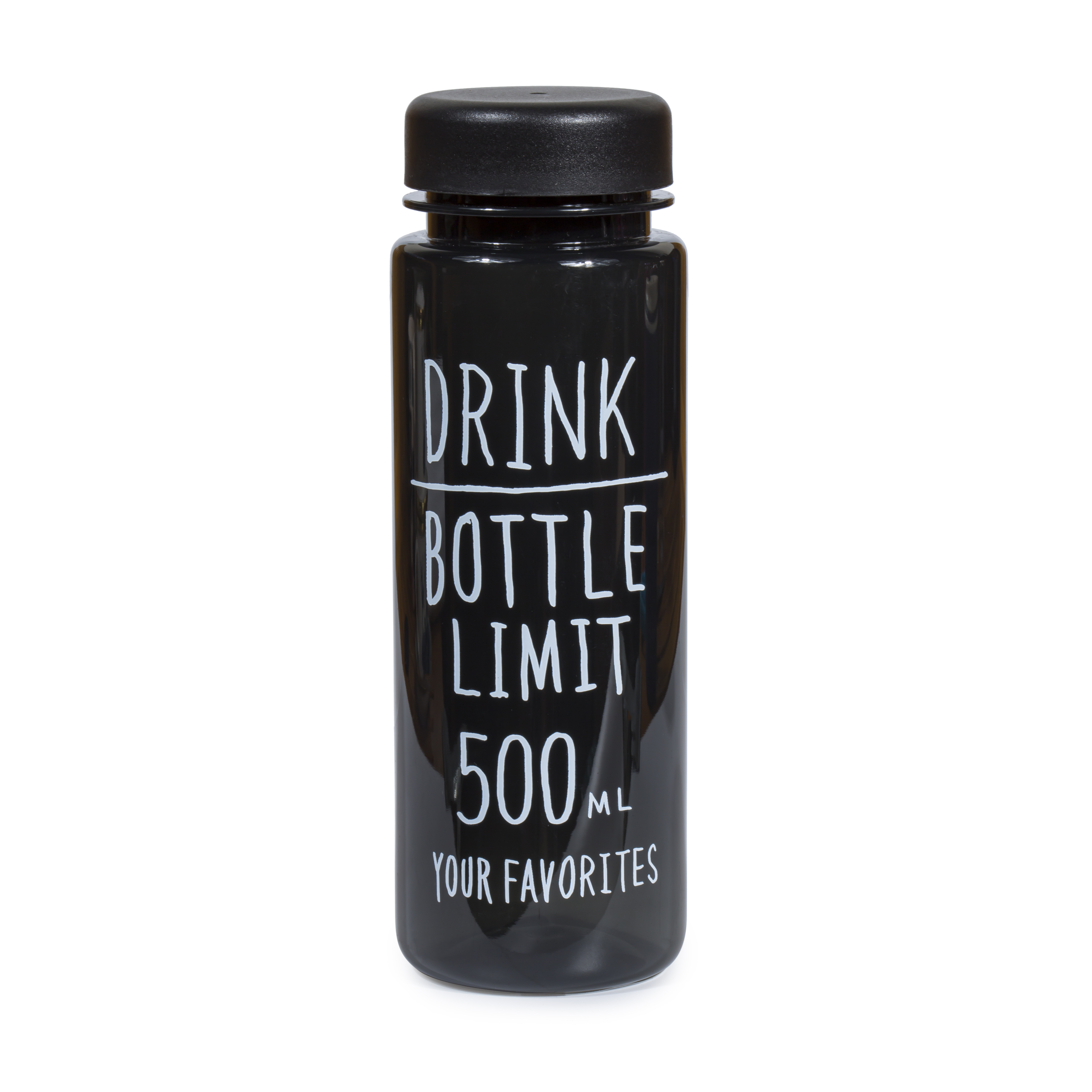Bình Nhựa Đựng Nước Bottle Drink Limit, Dung Tích 500ml, Nhỏ Gọn Tiện Lợi Màu Đen ANNI