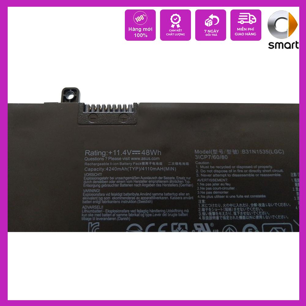 Pin cho Laptop ASUS UX410UA RX310/UX410/UA/UQ/ U4000U - B31N1535 - Hàng Nhập Khẩu - Sản phẩm mới 100%