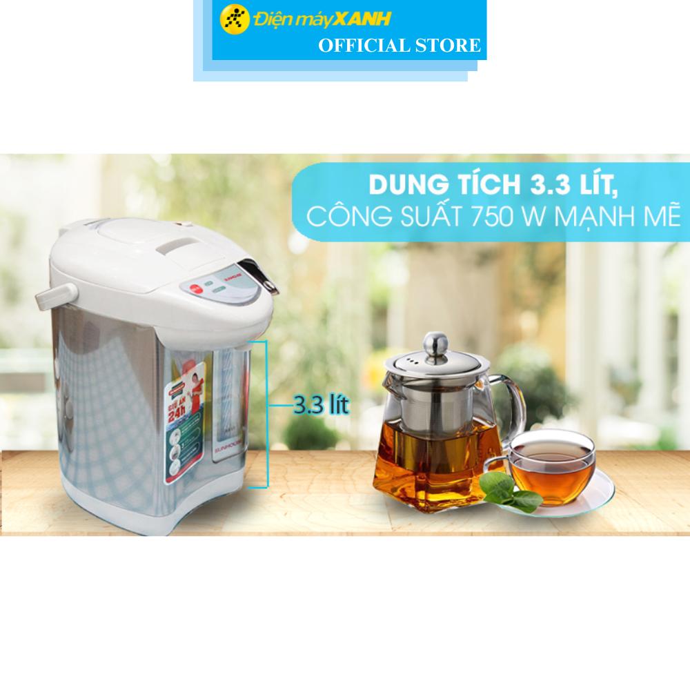 Bình thủy điện Sunhouse SHD1533 3.3 lít - Hàng Chính Hãng