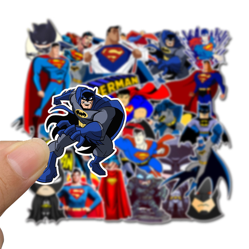 Bộ 45 miếng Sticker hình dán Siêu nhân Batman