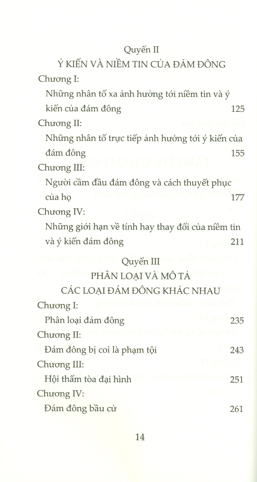 TÂM LÍ HỌC ĐÁM ĐÔNG - Cùng Tâm Lí Đám Đông Và Phân Tích Cái Tôi Của Của S. FREUD - Tủ Sách Tinh Hoa