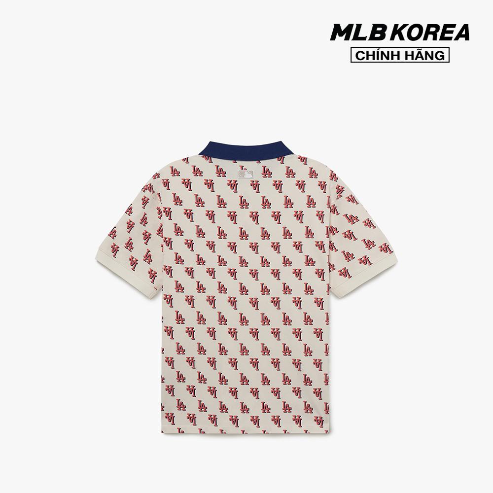 MLB - Áo polo nữ tay ngắn Classic Monogram Full Board 3FPQM0233-07CRS