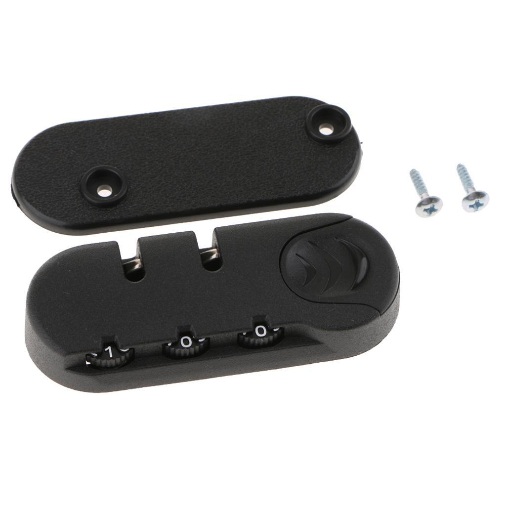 3xSecure Luggage 3 Digit Combination Padlock Suitcase Bag Code Lock 004A