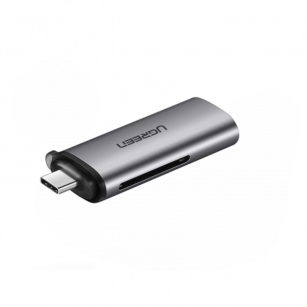 Đầu đọc thẻType C (TF/SD/CF/MS）3.0  Chuẩn: USB-C，USB 3.1Gen 1  Ugreen -50704 Hàng chính hãng