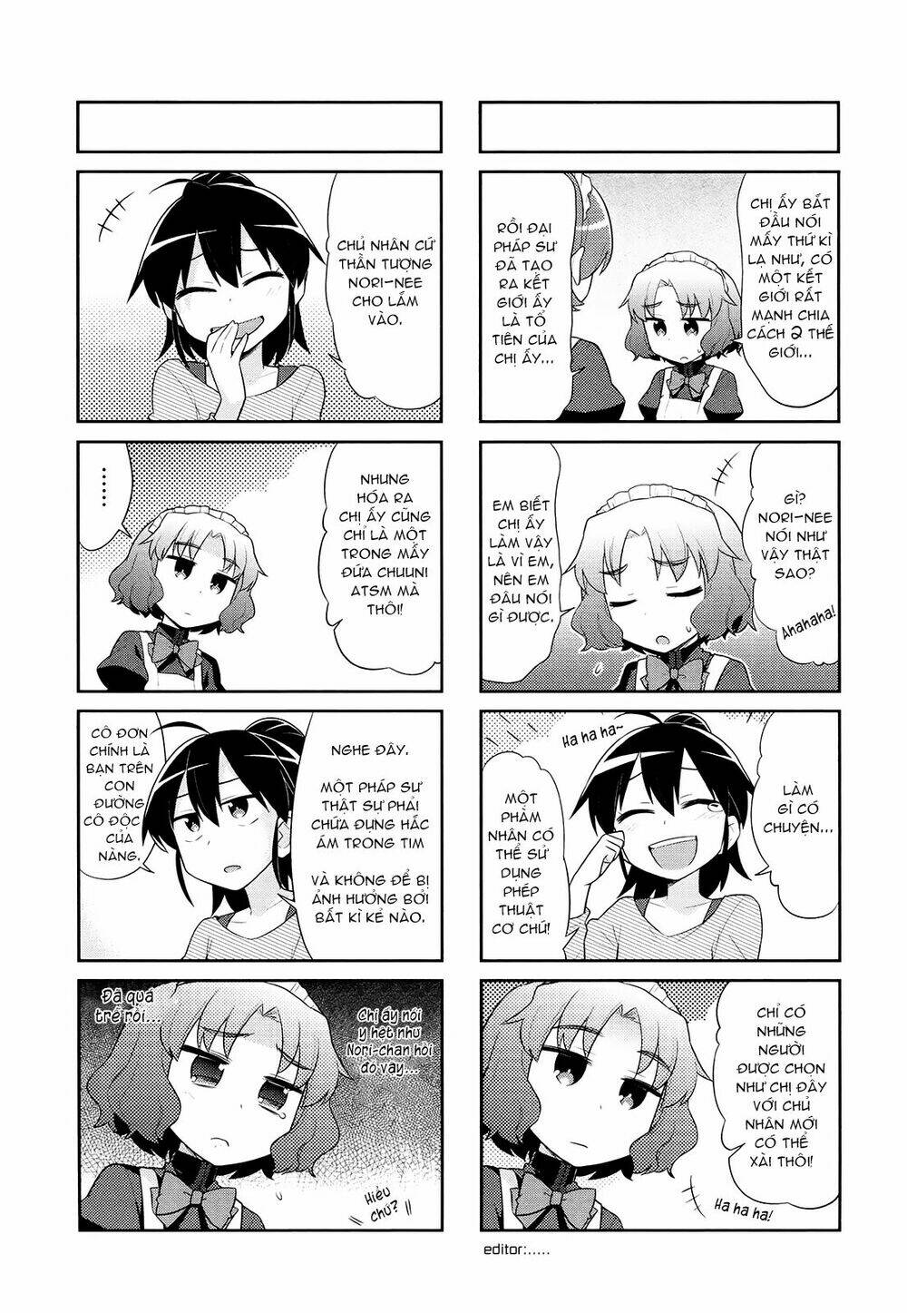 majyo to houki to kurobuchi megane chapter 28 7