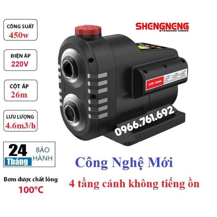 Máy bơm tăng áp biến tần SHENGNENG APF 204 (450W)