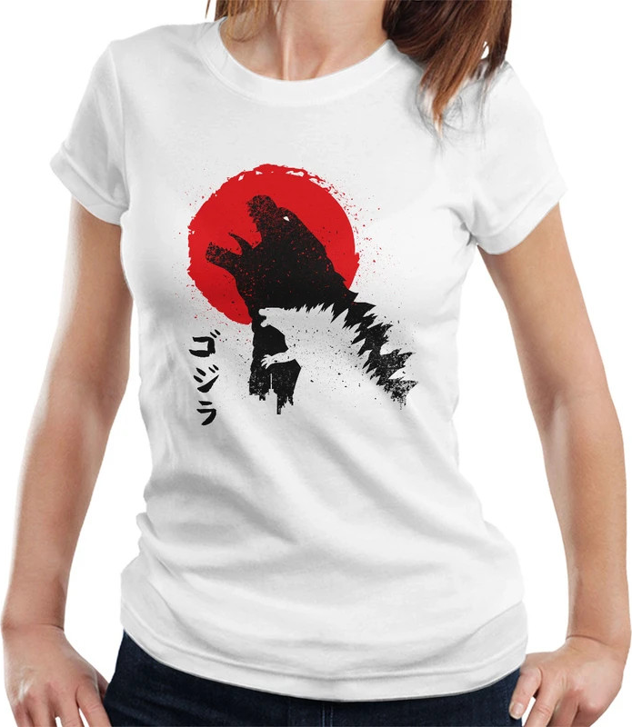 Áo phông Godzilla Destroy nam nữ phong cách Nhật Bản