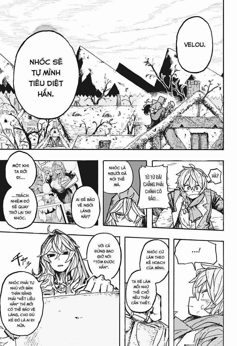 hội thợ săn: khăn đỏ chapter 3 22