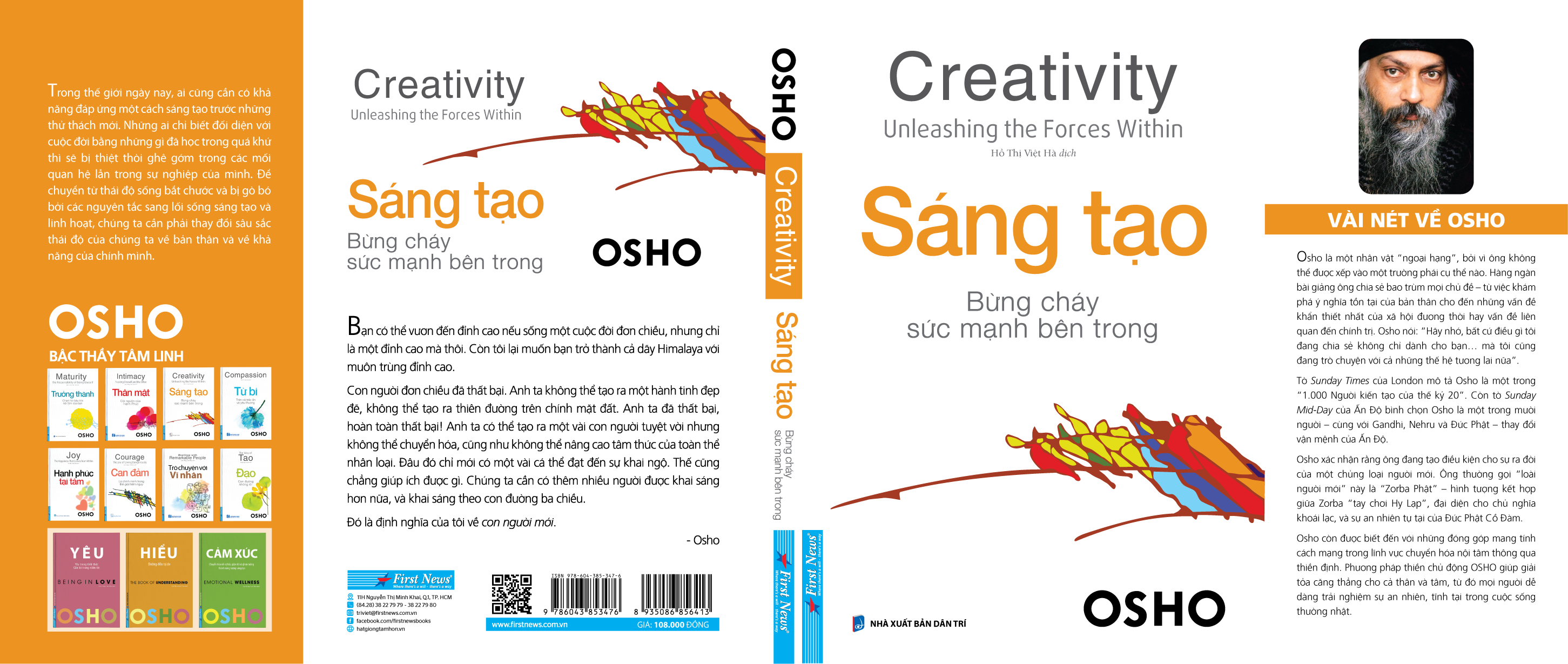 OSHO - Sáng Tạo Bừng Cháy Sức Mạnh Bên Trong (Tái Bản)