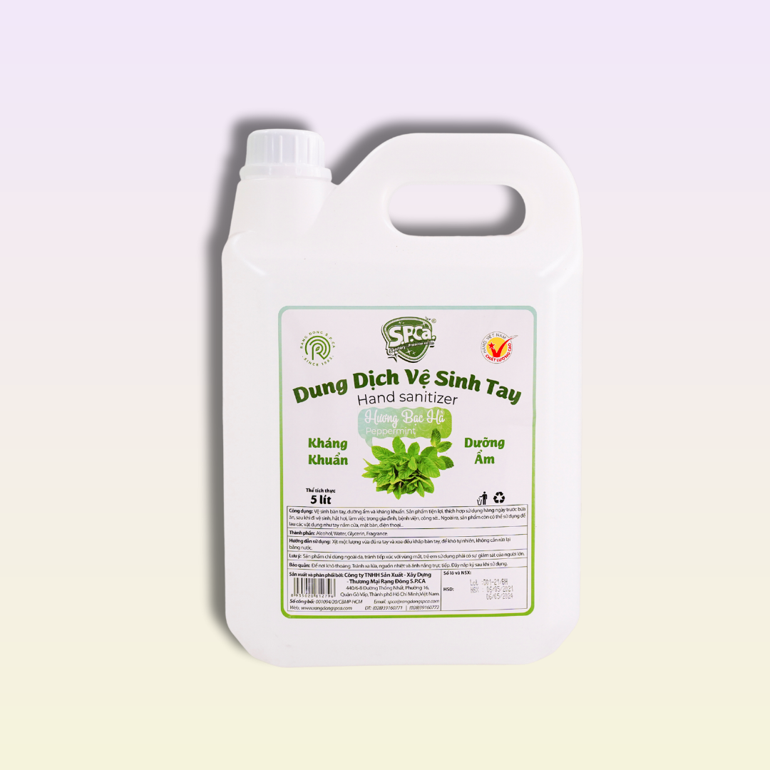 Dung dich vệ sinh tay S.P.Ca. 5 Lít