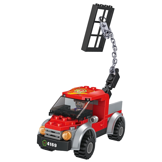 Mô Hình Trạm Cảnh Sát Cứu Hỏa COGO No.4169