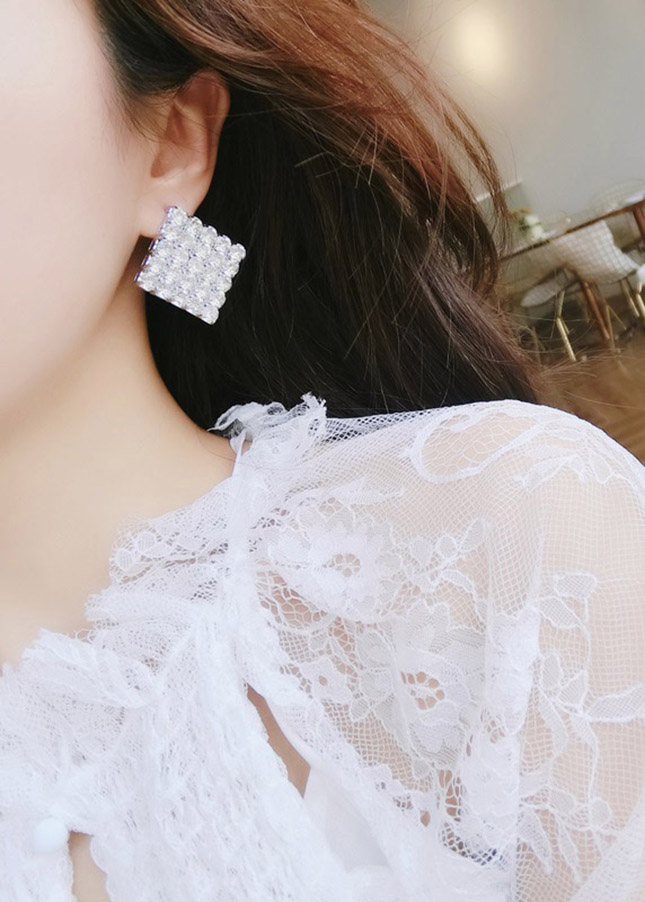 Bộ quà tặng Bông tai/ khuyên tai cao cấp có hộp túi kèm theo