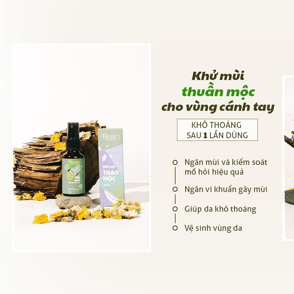 COMBO 2 Chai Khử mùi hôi nách hoa nhài, ngăn mùi hôi và mồ hôi vùng cánh tay an toàn và thân thiện