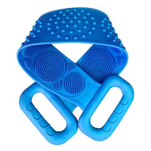 COMBO 2 Cọ Tắm Silicon, Dây Tắm Chà Lưng Silicon 2 Mặt Co Dãn