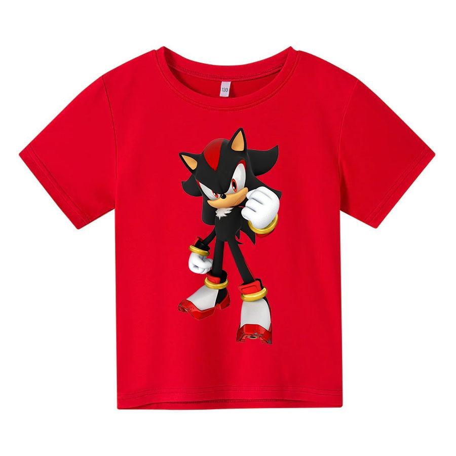 Áo thun trẻ em SoNic Đen Có size người lớn, King Cotton