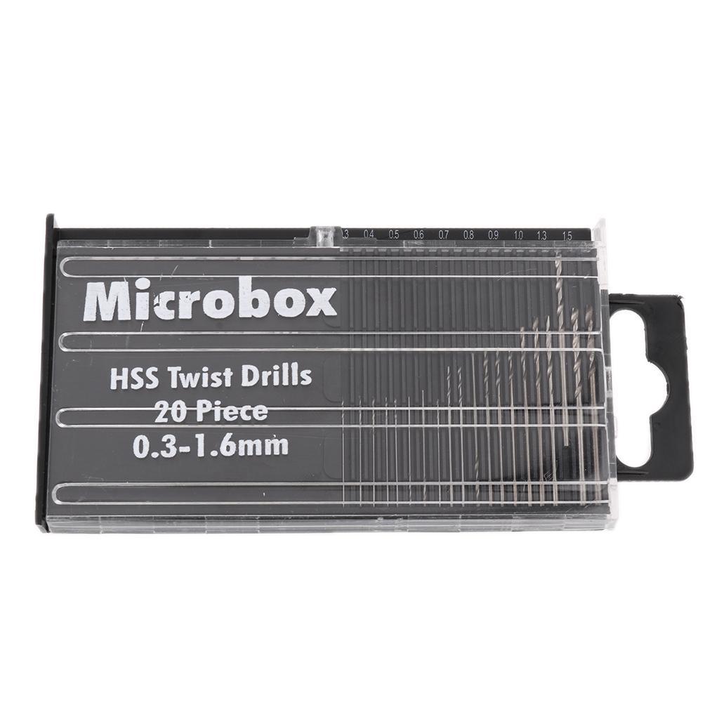 Semi-automatic Hand Drill Suit Hobby Craft Jewelry Wood w/ 20 Mini Twist Drill