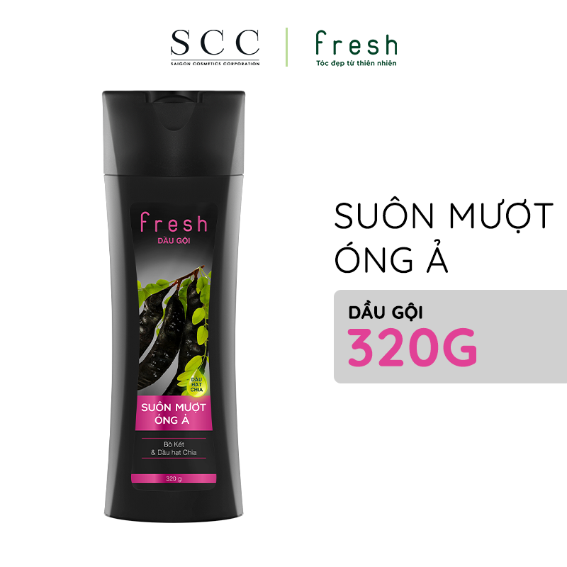 Dầu gội Fresh Suôn mượt óng ả chiết xuất Bồ kết 170g