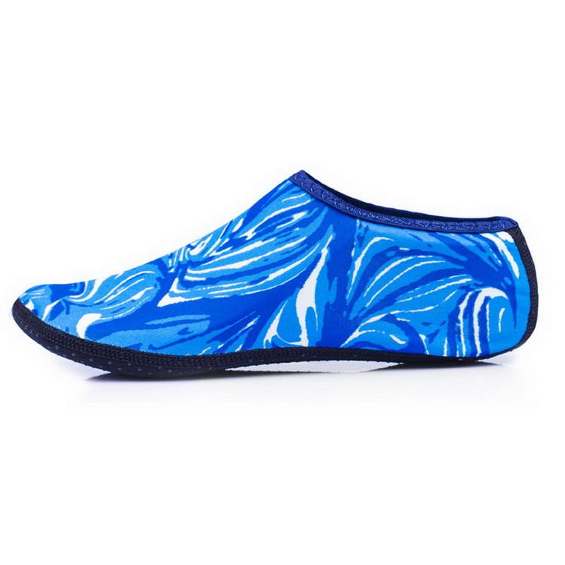 Đi Biển Bơi Dưới Nước Tất Thể Thao Đi Chân Trần Giày Sneaker Tập Gym Tập Yoga Nhảy Bơi Lướt Lặn Giày Lặn Cho Trẻ Em Nam Nữ Color: Blue Shoe Size: 3XL