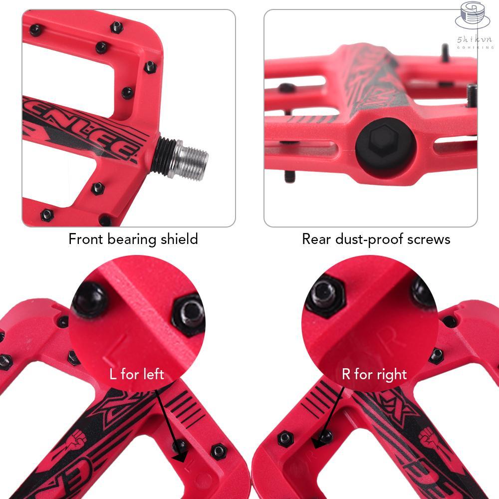 Bàn đạp xe đạp leo núi MTB 9/16 inch bằng sợi nylon gọn nhẹ chống trượt