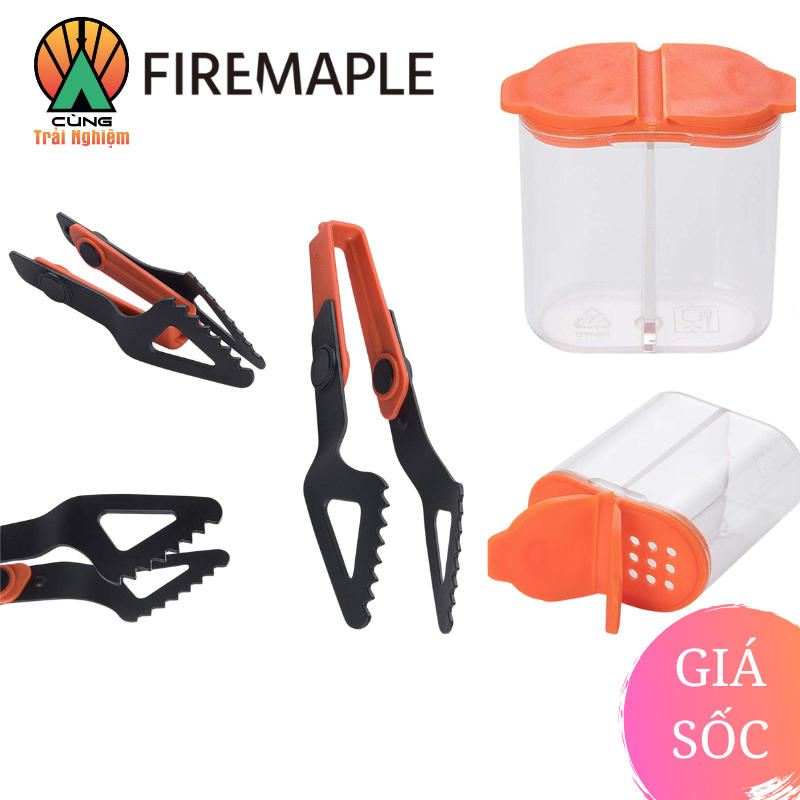 [CHÍNH HÃNG] COMBO Dụng Cụ Nấu Ăn CHEF COOKING KIT 6 Trong 1 Fire Maple FMW-Kit01 Tiện Lợi Chuyên Dụng Cho Dã Ngoại