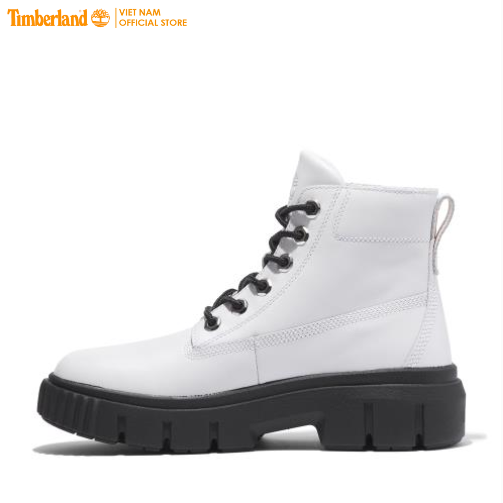 Timberland Giày Boot Nữ - Women's Greyfield Leather Boot White Full Grain TB0A41ZW13