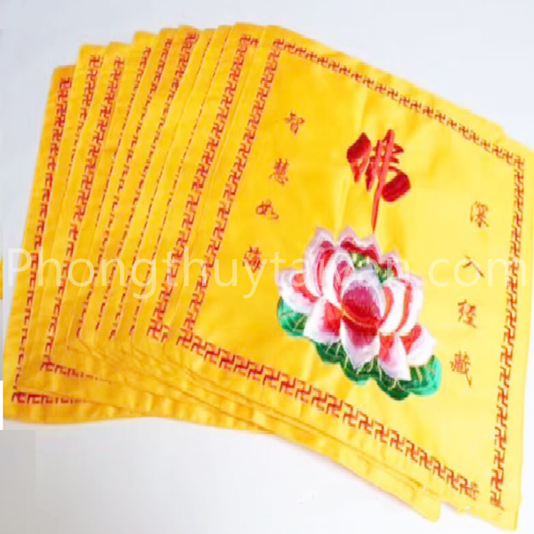 Túi vải Phật giáo SIÊU TIỆN 35cm 2 lớp satin