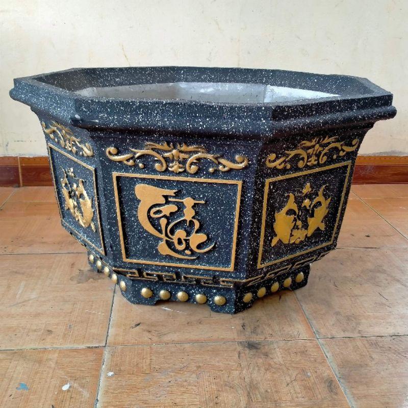 Khuôn đúc chậu bát giác rộng 75cm không chân hàng dày dặn