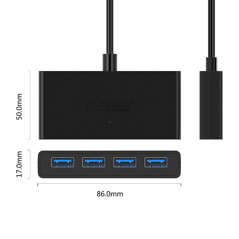 Hub chia 4 cổng USB 3.0 Orico G11-H4 - Hàng nhập khẩu