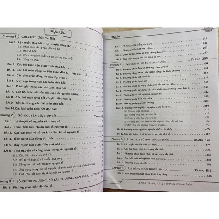 Sách - Một số chủ đề số học hướng tới kỳ thi học sinh giỏi và chuyên Toán