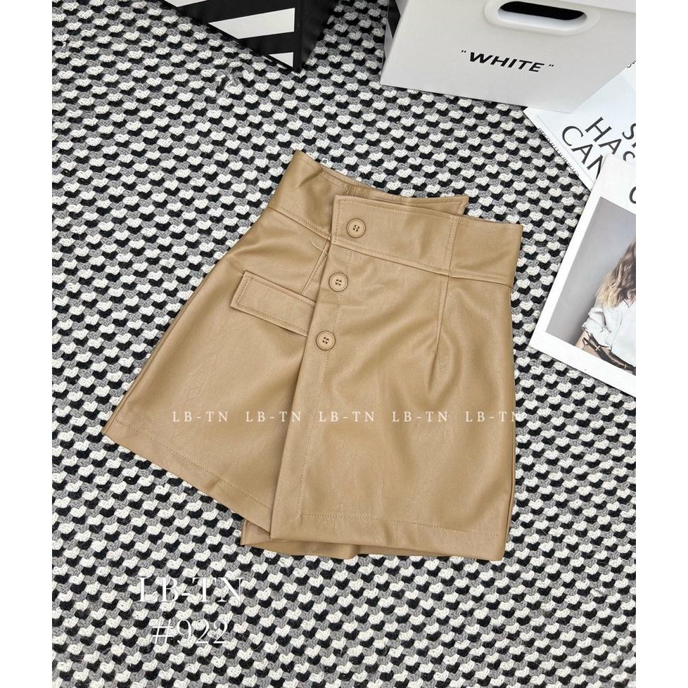 CHÂN VÁY DA CẠP CAO VẠT CHÉO-CHÂN VÁY DA KIỂU ĐẸP