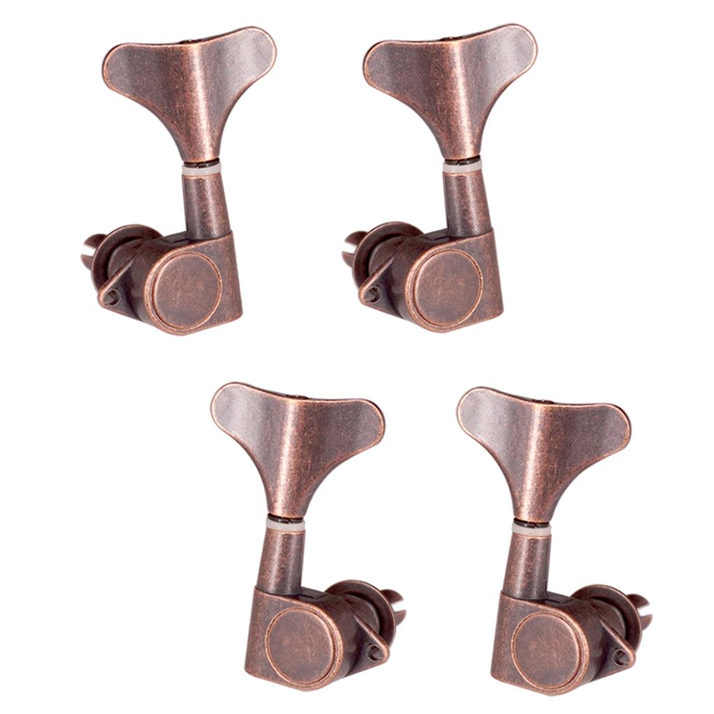 Đuôi Cá Nút Bass Dây Chỉnh Âm Chốt Phím Máy Đầu 2L2R Đồng Đỏ
